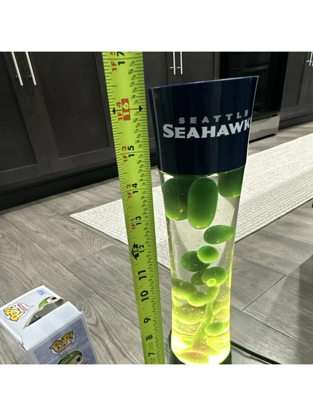 Sporticulture Seattle Seahawks Magma Lamp with Bluetooth Speaker and Funko Pop